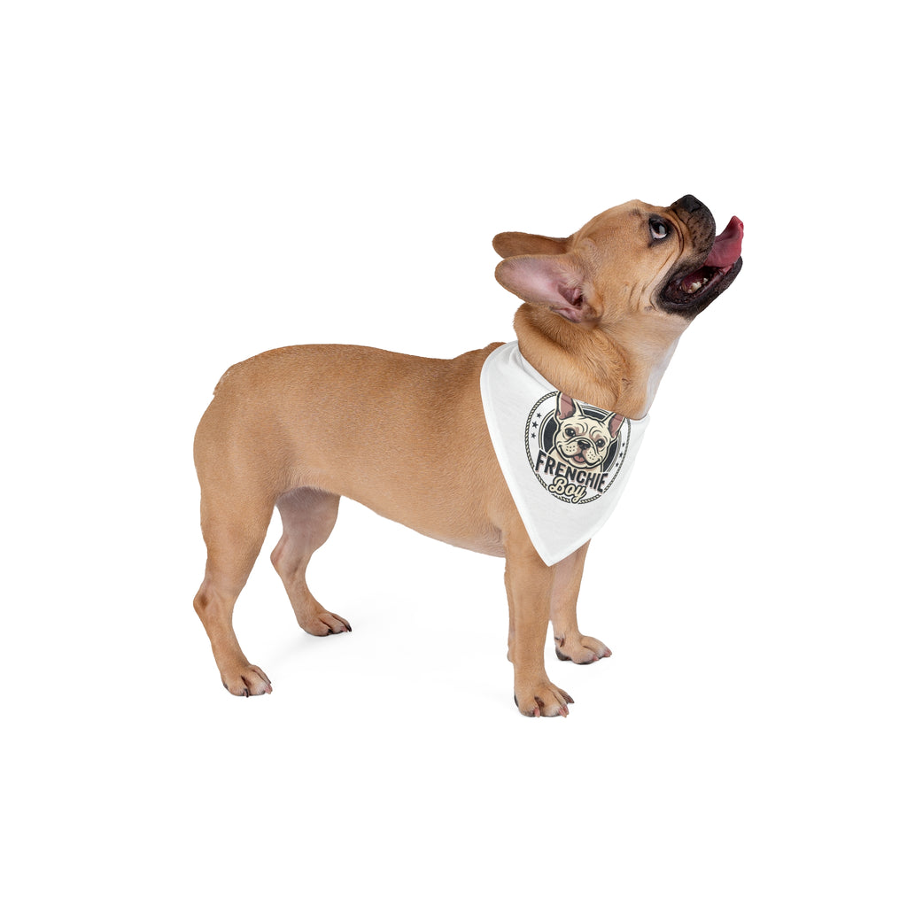 Pet Frenchie Boy Bandana