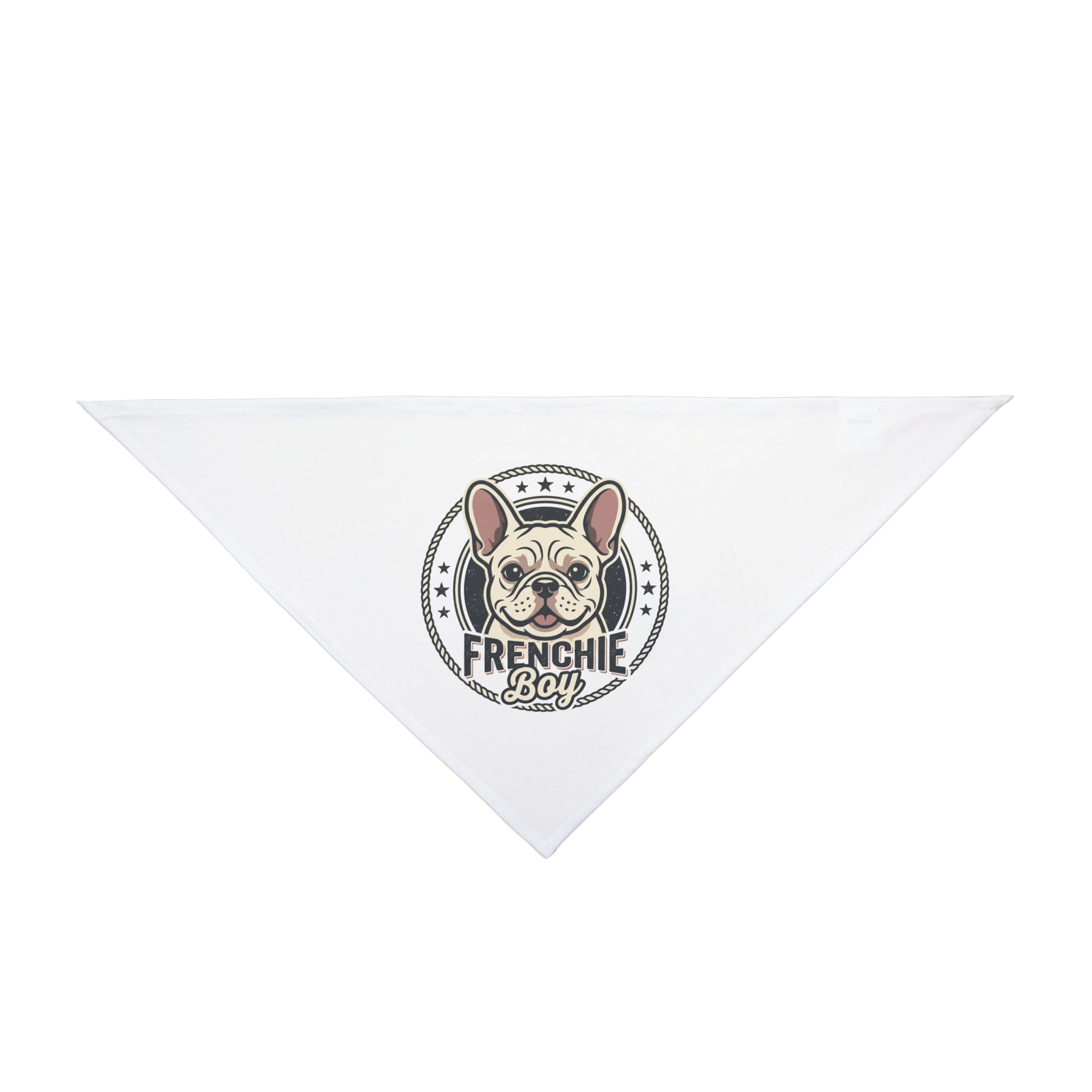 Pet Frenchie Boy Bandana